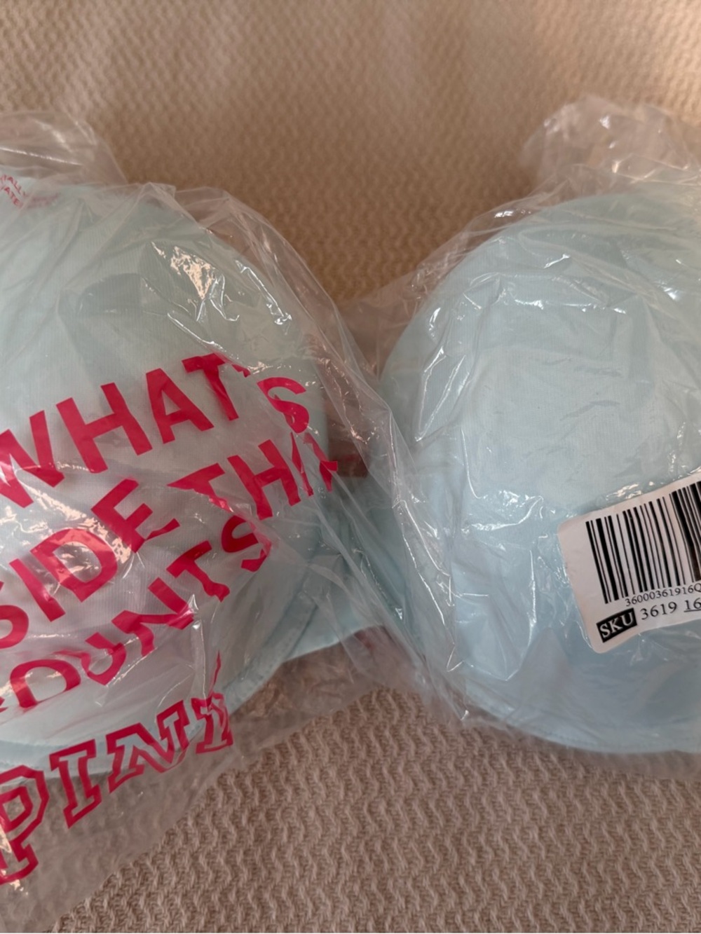 PINK Victoria's Secret Mint Blue Bra 34G